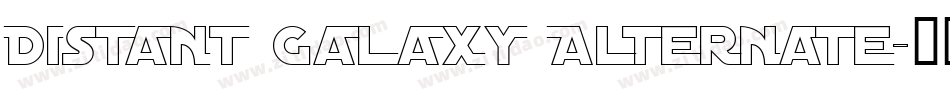 Distant Galaxy Alternate字体转换